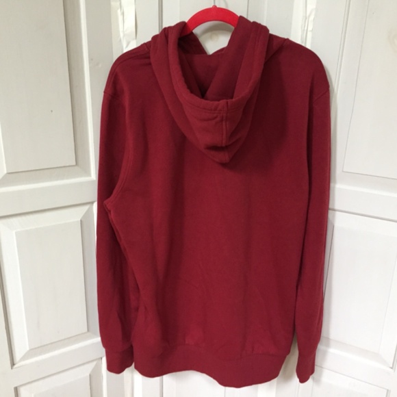 Hurley Red Hoodie with Blue Logo - Picture 8 of 11